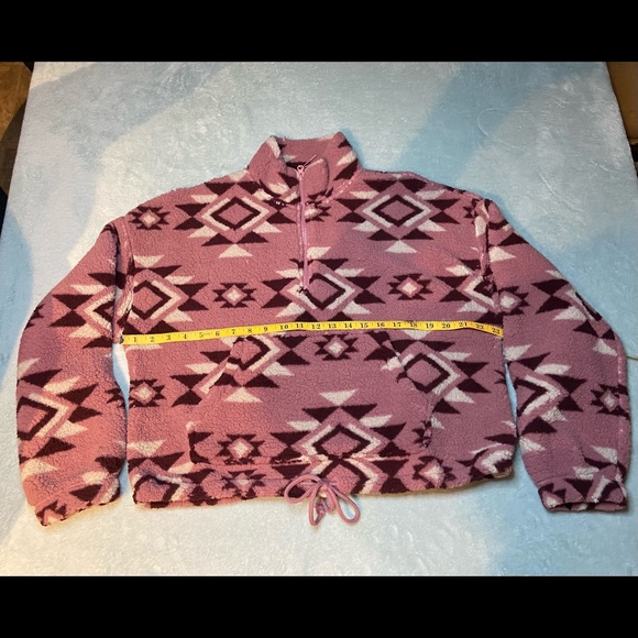 Pink Rose-Aztec Print Sweater - Picture 3 of 5
